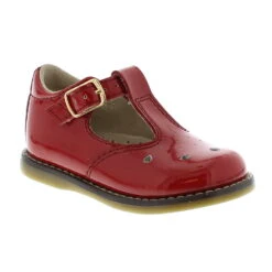 Footmates Kid’s Harper Red Patent Leather