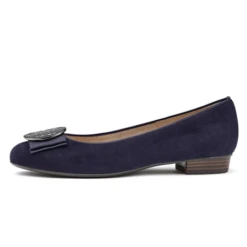 Ara Women’s Bambi Flat Navy Suede