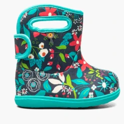 Bogs Baby Bogs II Boots Cartoon Flower Ink Blue Multi