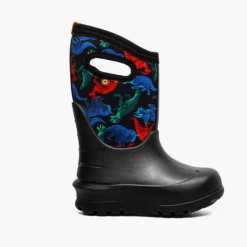 Bogs Kid’s Neo-Classic Boot Real Dino Black Multi