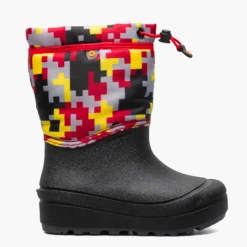 Bogs Kid’s Snow Shell Boot Medium Camo Cherry