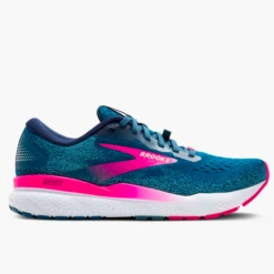 Brooks Women’s Ghost 16 GTX Moroccan Blue/Pink/Yellow