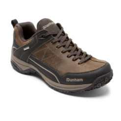 Dunham Men’s Cloud Plus Lace-Up Trekker Waterproof Shoe Brown Leather