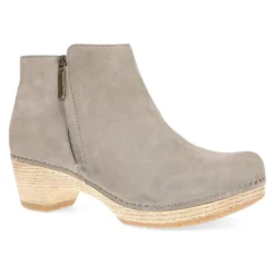 Dansko Women’s Lizanne Bootie Taupe Milled Nubuck