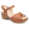 Dansko Women’s Season Camel Sandal Full Grain Leather