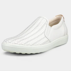 ECCO Women’s Soft 7 Slip-On Shoes White