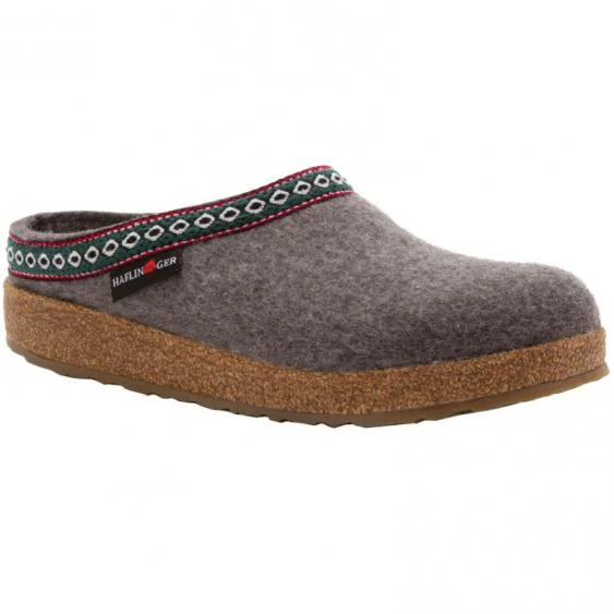 Haflinger Grizzly Wool Clog Grey