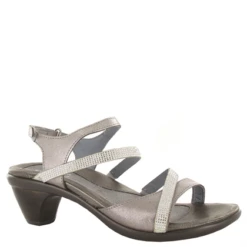 Naot Women’s Innovate Silver Thread/Beige With Rhinestone