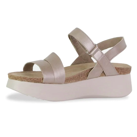 Munro Women’s Juniper Sandal Taupe Metallic - Image 2
