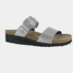 Naot Women’s Ashley Sandal Silver Threads Leather
