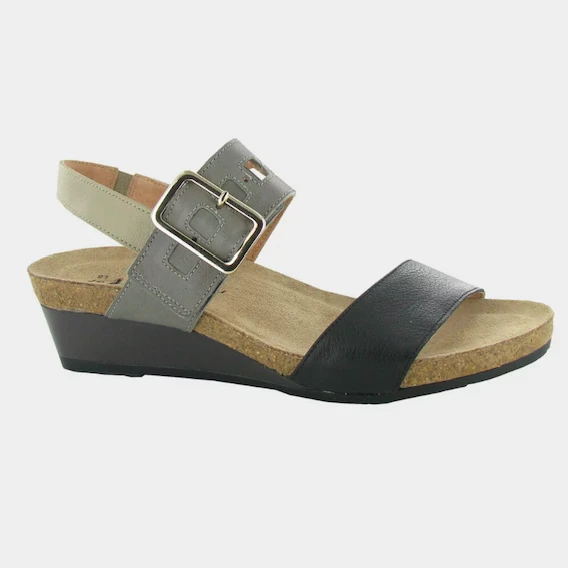 Naot Women’s Dynasty Wedge Black/Grey