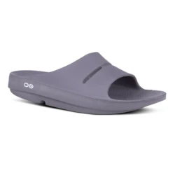 Oofos OOahh Slide Sandal Slate