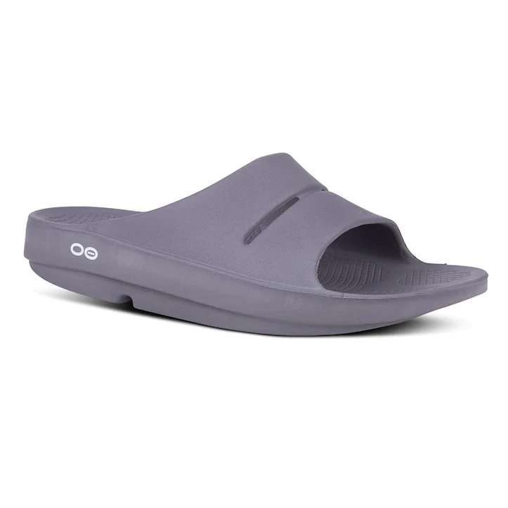 Oofos OOahh Slide Sandal Slate