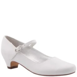 Nina Kid’s Seeley White Leather