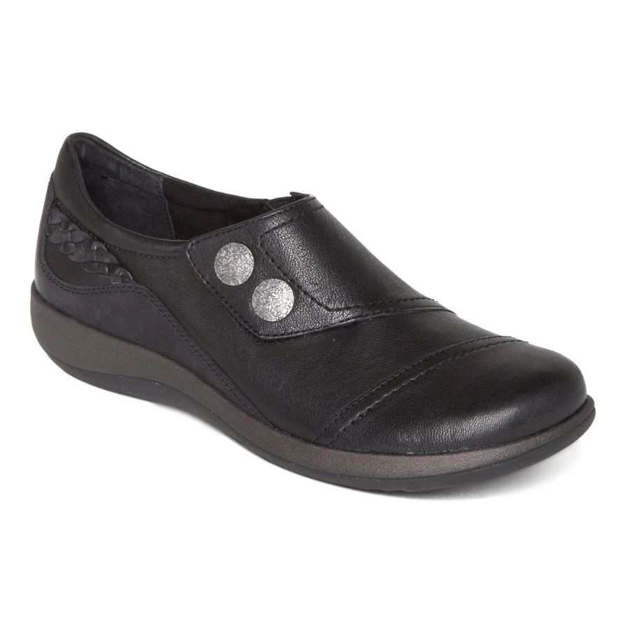 Aetrex Women’s Karina Monk Strap Black