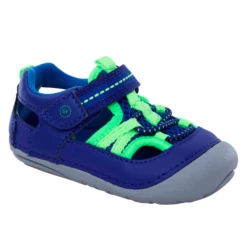 Stride Rite Kid’s Soft Motion Tobias Sneaker Sandal Blue/Lime