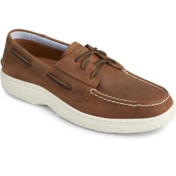 Sperry Men’s Billfish PLUSHWAVE Boat Shoe Sonora Leather